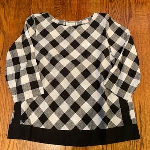 Checkered J. Jill top